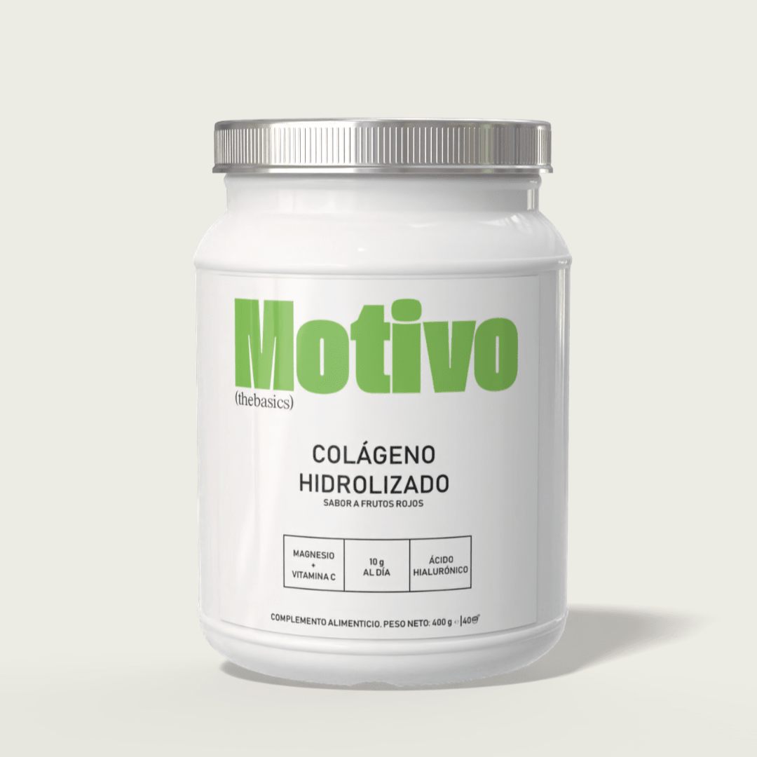 Bote de Colágeno Hidrolizado de Motivo sabor frutos rojos