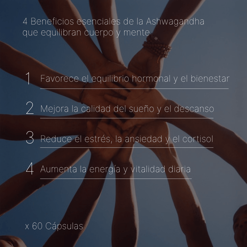 Ashwagandha KSM-66® | Extracto Raíz Completa Certificado Clínicamente