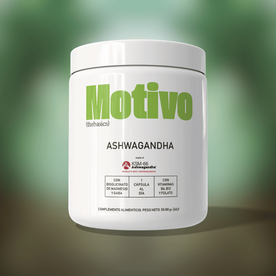 Ashwagandha KSM - 66® | Extracto Raíz Completa Certificado Clínicamente - motivoclub Suplementos Deportivos de motivoclub | Motivo Club