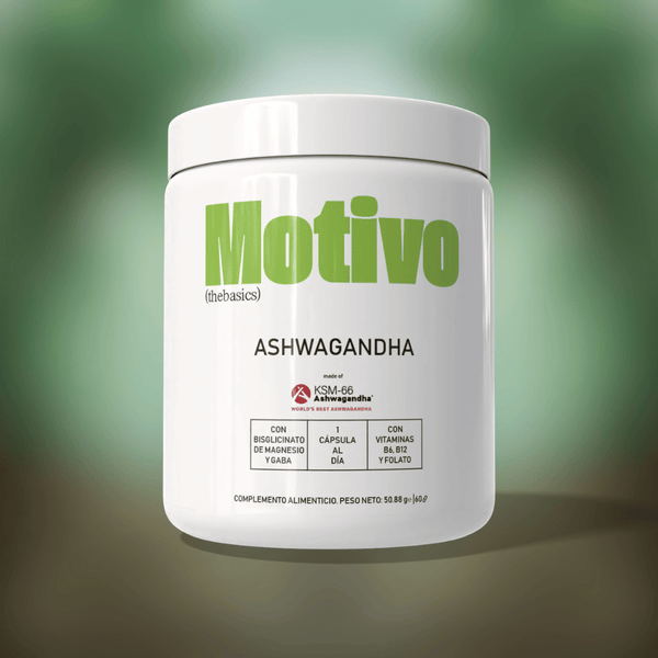 Ashwagandha KSM - 66® | Extracto Raíz Completa Certificado Clínicamente - motivoclub Suplementos Deportivos de motivoclub | Motivo Club