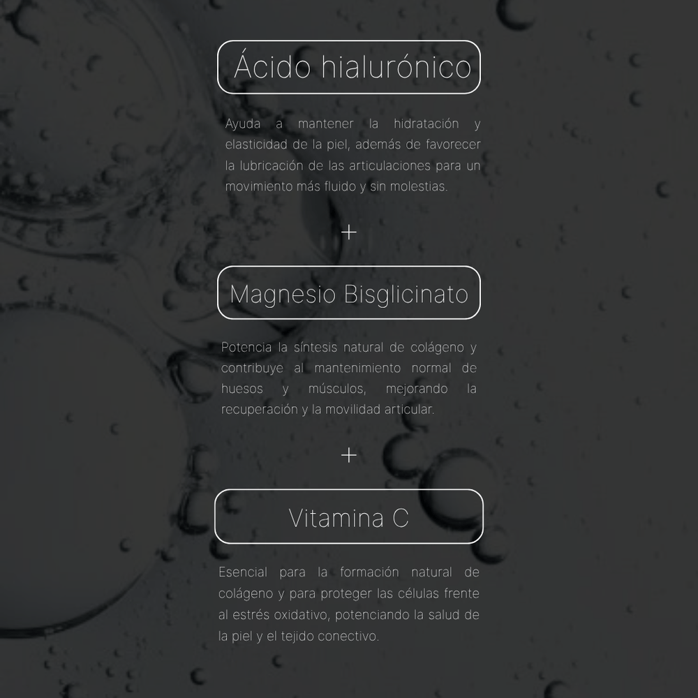 Colágeno Hidrolizado con Magnesio, Vitamina C y Ácido Hialurónico