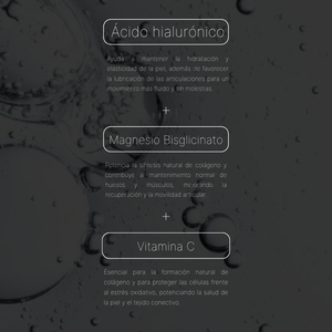 Colágeno Hidrolizado con Magnesio, Vitamina C y Ácido Hialurónico