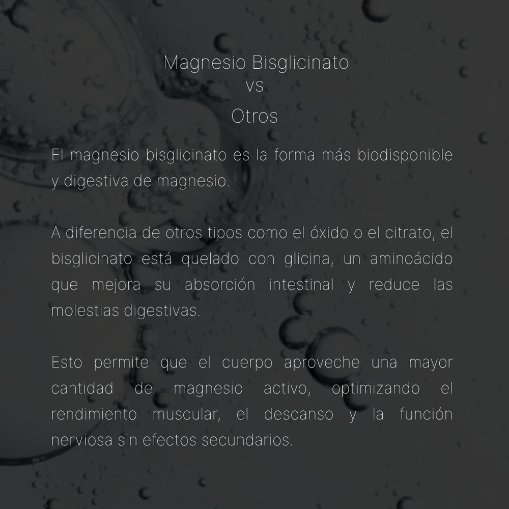 Magnesio Bisglicinato | Máxima Absorción y Tolerancia Digestiva