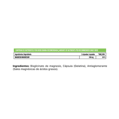 Magnesio Bisglicinato | Máxima Absorción y Tolerancia Digestiva - motivoclub Suplementos Deportivos de motivoclub | Motivo Club