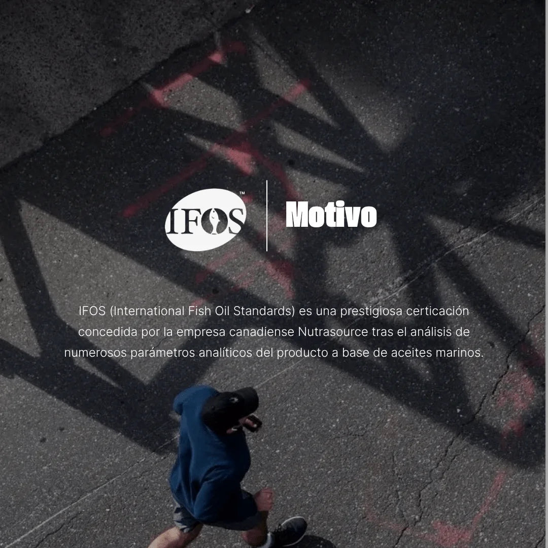 Omega 3 IFOS® | Aceite de Pescado Ultrapuro EPA y DHA Certificado - motivoclub Suplementos Deportivos de motivoclub | Motivo Club