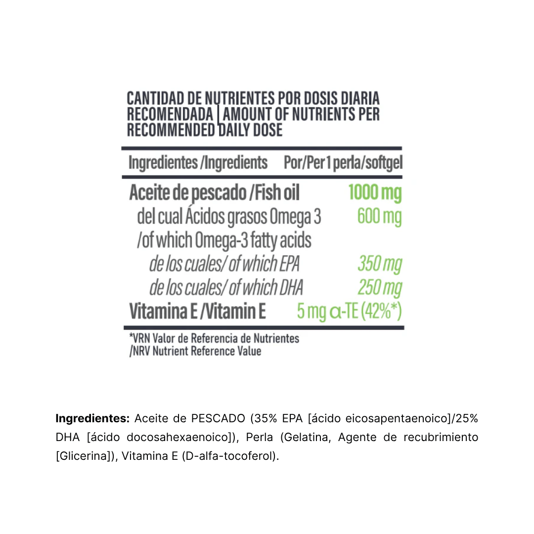 Omega 3 IFOS® | Aceite de Pescado Ultrapuro EPA y DHA Certificado - motivoclub Suplementos Deportivos de motivoclub | Motivo Club