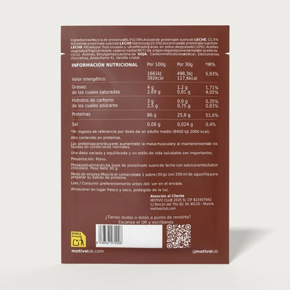 Proteína Isolate 90% | 30 Sobres Monodosis - Alta Pureza Sin Azúcar - motivoclub Suplementos Deportivos de motivoclub | Motivo Club